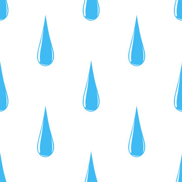 seamless pattern with water drop