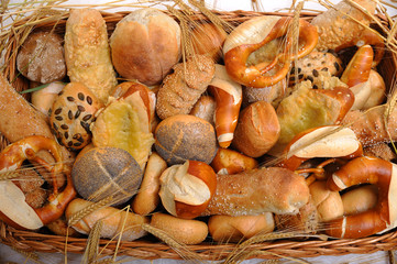 Brötchen und Brezeln