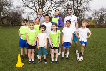 Obraz premium Kids Soccer Team