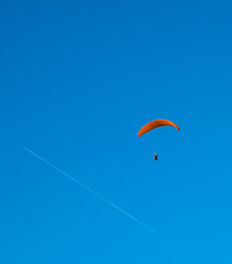 Gleitschirm in der Luft