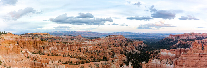 Bryce Canyon nation park, Utah, USA. Panoramic image.