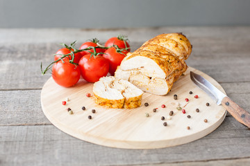 baked chicken pastrami