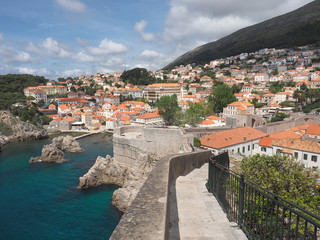 Fototapeta na wymiar The City Wall of Dubrovnik, Croatia