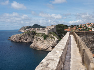 Fototapeta na wymiar The City Wall of Dubrovnik, Croatia