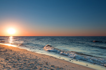 Sunset on the Baltic Sea