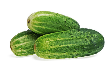 Cucumber isolated on a white background