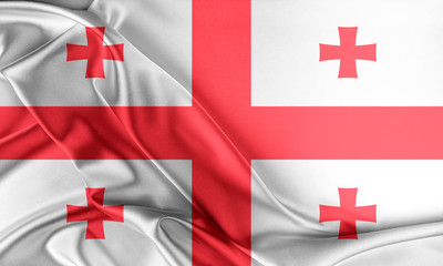 Georgia Flag. 