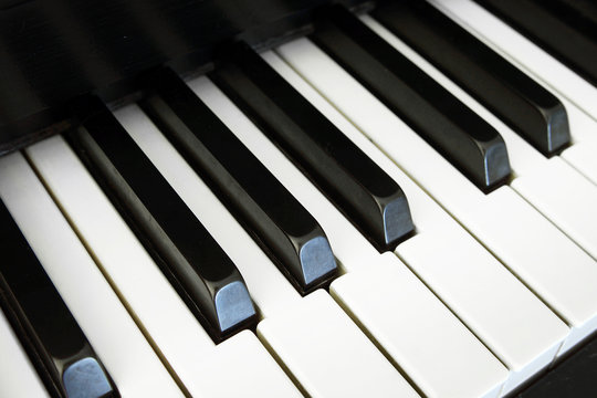 Nostalgic piano keys