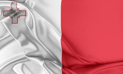 Malta Flag. 