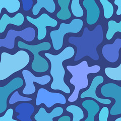 abstract chaotic spotted seamless pattern