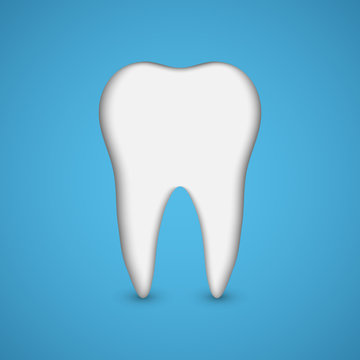 Vector Tooth. Dental health concept.