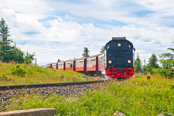 Die Brockenbahn im Harz