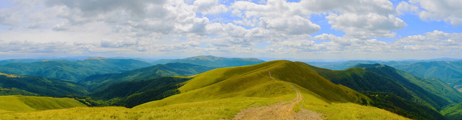 carpathian mountains panorama