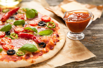 Delicious home made pizza