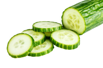 Sliced cucumber