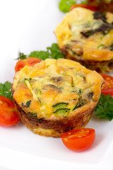 egg omelet muffin cup dinner