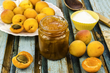jam and apricot