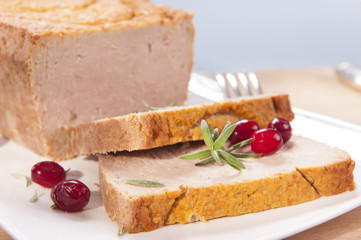 pate with cranberries
