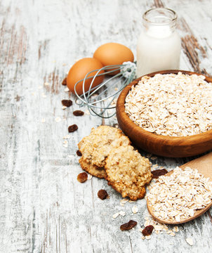 Ingredients For Making Oatmeal Cookies