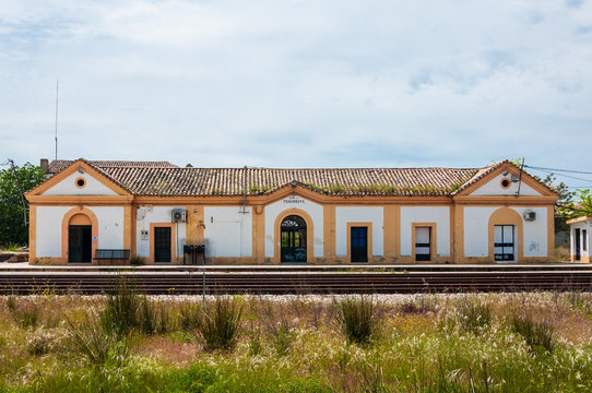 Train station, Peñarroya, Spain, Córdoba