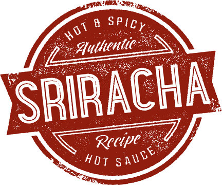 Vintage Sriracha Hot Sauce Sign