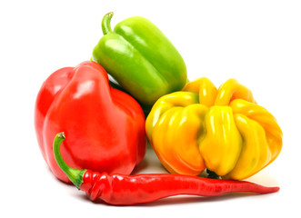pepper isolated on white background
