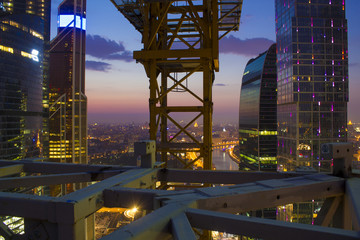 Landscape Moscow city, Moscow, Russia