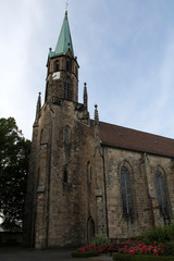 denkmalgeschützte Pfarrkirche in Sandebeck