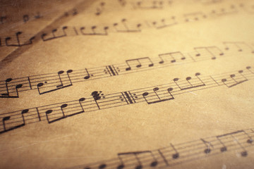 Music notes background