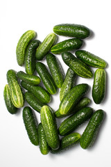 green cucumbers