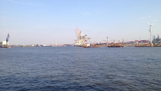 Hamburg im Zeitraffer. Containerterminal