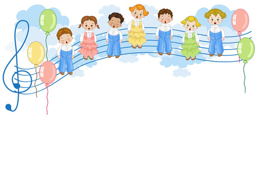 Coro di Bambini sul Pentagramma