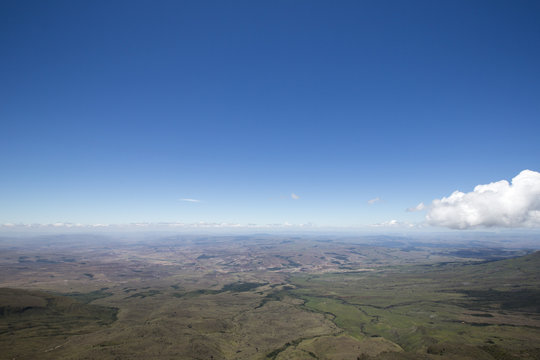 View from the Roraima tepui on Kukenan, Venezuela