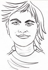 Portrait drawing