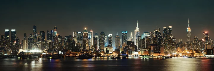Fotobehang Skyline van Midtown Manhattan © rabbit75_fot