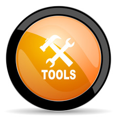 Fototapeta premium tools orange icon