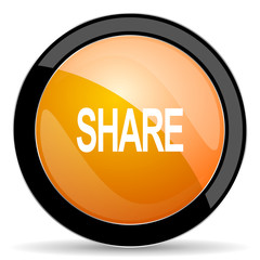 share orange icon