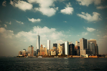 Manhattan downtown skyline