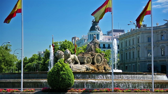 Cibeles fountain. Madrid.