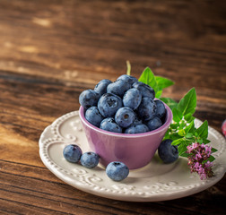 bowl of blueberries