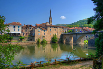 Obraz premium Saint Antonin Noble Val, in the Tarn region of France