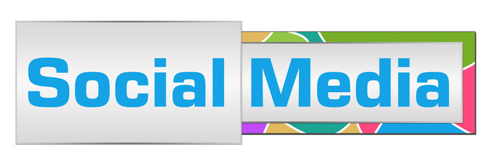 Social Media Colorful Button Style 