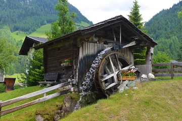 Photo sur Plexiglas Moulins moulin en bois