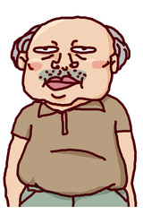 Obraz premium メタボなおじさん
