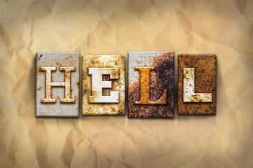 Hell Concept Rusted Metal Type