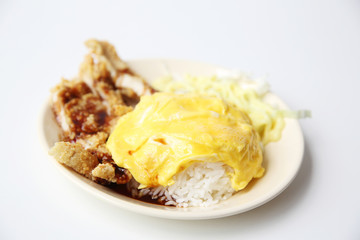 chicken teriyaki with rice