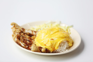 chicken teriyaki with rice