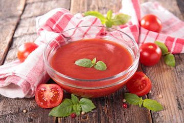 tomato sauce or gazpacho