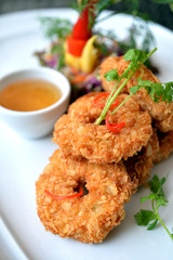 Fry shrimp ball