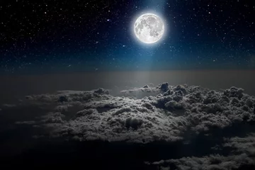 Gordijnen  night sky © vovan